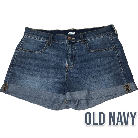 Old Navy Pants - Old Navy Blue Denim Stretch Jean Shorts - Women’s Size 6